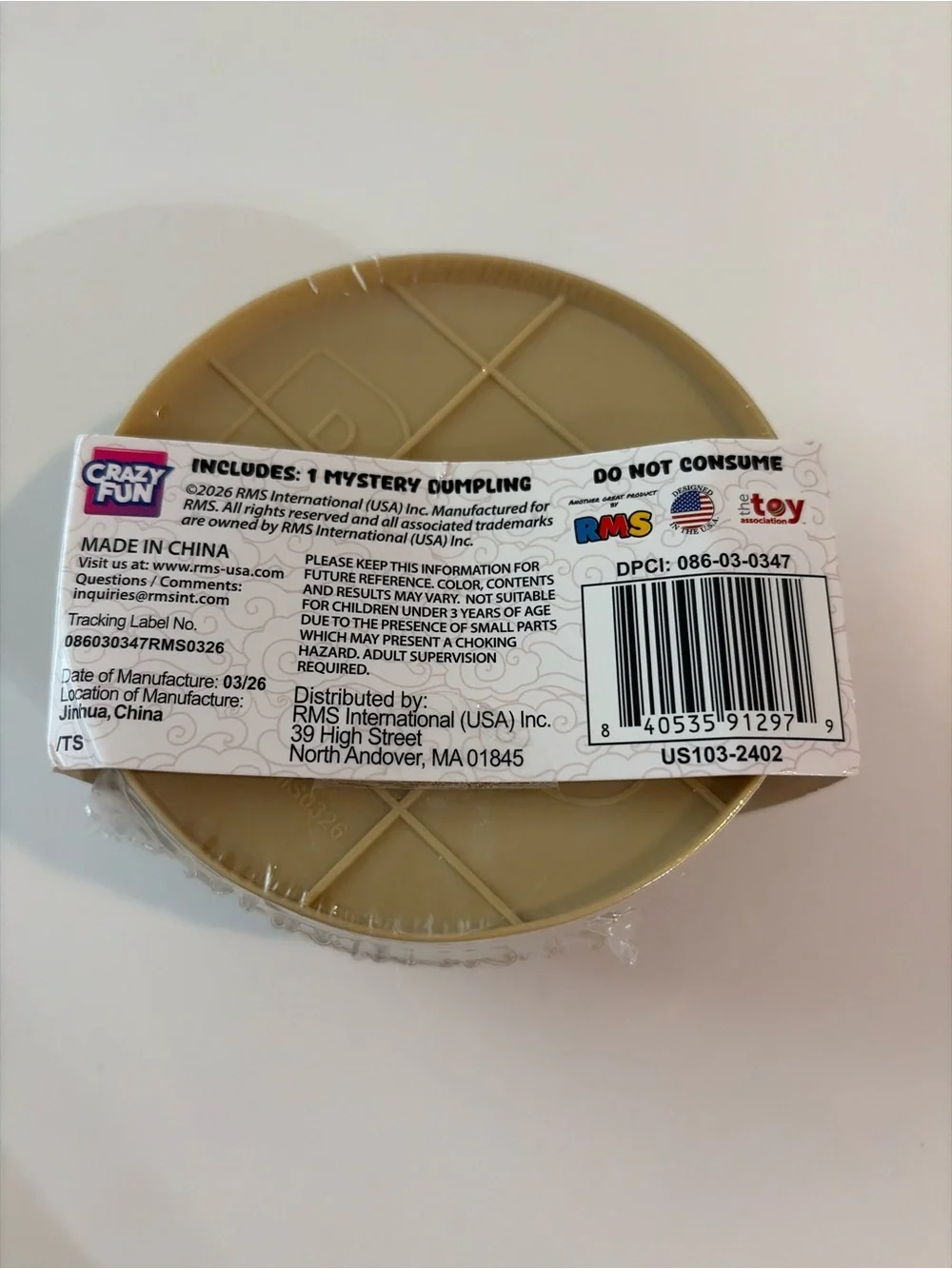 RMS - PARTY CONFETTI -RARE Dumpling Sealed CONFIRMED SEALED SUPER RARE Series 3 - Picture 2 of 7